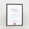 Эффектная деревянная рамка профиль 38 серый 20x20 см музейное стекло