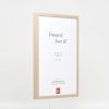 Эффектная деревянная рамка профиль 35 светло-коричневый 20x25 см обычное стекло