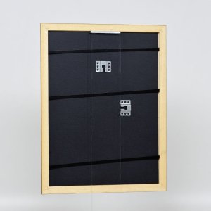 Эффектная деревянная рамка профиль 21 орех коричневый 20x25 см обычное стекло