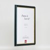 Эффектная деревянная рамка профиль 21 синий 20x25 см антибликовое стекло
