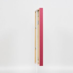 Эффектная деревянная рамка профиль 35 красный 20x25 см обычное стекло + разделитель