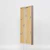 Эффектная деревянная рамка профиль 35 коричневый 20x25 см обычное стекло + разделитель