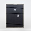 Эффектная деревянная рамка профиль 23 синий 20x28 см музейное стекло