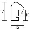 Эффектная деревянная рамка профиль 23 синий 20x28 см музейное стекло