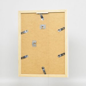 Ефектна деревяна рамка Top N біла 20x30 см з антибліковим склом