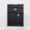 Эффектная рама из массива дерева профиль 25 синий 20x30 см музейное стекло