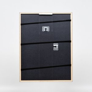 Эффектная деревянная рамка профиль 23 красный 21x28 см прозрачное стекло