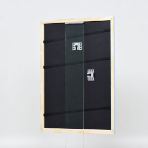Эффектная деревянная рамка профиль 32 синий 21x28 см обычное стекло