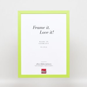 Деревяна рамка Top Cube 21x28 см зелене антиблікове скло