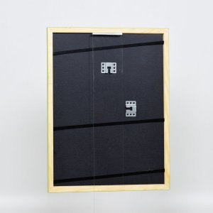 Эффектная деревянная рамка профиль 89 зеленый 21x28 см обычное стекло