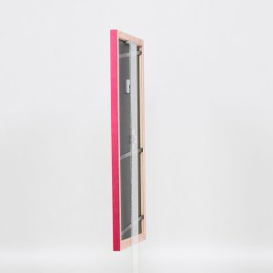 Эффектная деревянная рамка профиль 89 фиолетовый 21x28 см обычное стекло