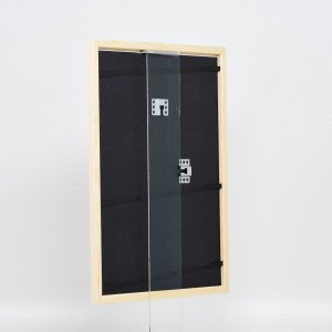 Эффектная деревянная рама профиль 89 белый 21x28 см акриловое стекло