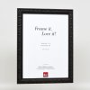 Эффектная деревянная рамка профиль 94 черный 21x28 см антибликовое стекло