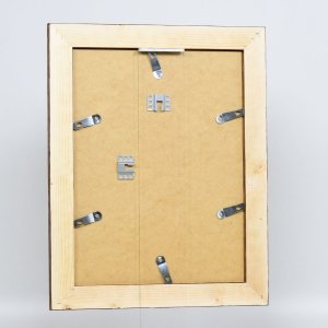 Эффектная деревянная рама 2400 коричневого цвета 21x28 см антибликовое стекло