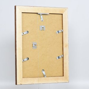 Эффектная деревянная рама 2400 коричневого цвета 21x28 см антибликовое стекло