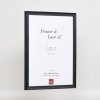 Эффектная деревянная рама профиль 2070 антибликовое стекло 21x28 см черный