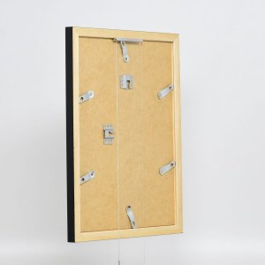 Ефектна деревяна рамка Top N чорне музейне скло 21x28 см