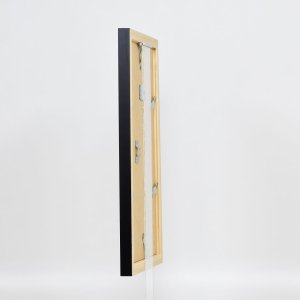 Ефектна деревяна рамка Top N чорне музейне скло 21x28 см
