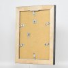 Эффектная рама из массива дерева профиль 28 золото 21x28 см акриловое стекло