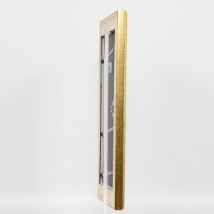 Эффектная деревянная рамка профиль 95 золото 21x28 см акриловое стекло