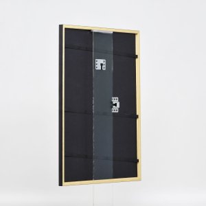 Эффектная деревянная рамка профиль 23 зеленый 21x29,7 см прозрачное стекло
