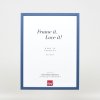 Ефект деревяної рами профіль 35 синій 21x29,7 см звичайне скло