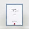 Эффектная деревянная рама профиль 32 серо-голубой 21x29,7 см обычное стекло