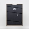 Эффектная рама из массива дерева профиль 25 орех коричневый 21x29,7 см антибликовое стекло