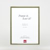 Эффектная деревянная рама профиль 23 зеленый 21x29,7 см акриловое стекло