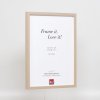 Эффектная деревянная рамка профиль 35 светло-коричневый 21x29,7 см обычное стекло + разделитель