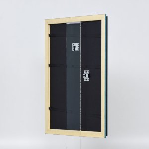 Ефект деревяної рами профіль 21 синій 21x29,7 см акрилове скло