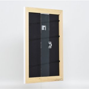 Рама з масиву дерева, профіль 30 білий 21x29,7 см, акрилове скло