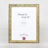 Эффектная деревянная рама профиль 94 золото 21x29,7 см обычное стекло
