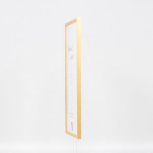 Эффектная рама из массива дерева профиль 20 черный 21x29,7 см музейное стекло