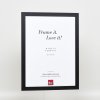 Эффектная деревянная рама профиль 2210 черный 21x29,7 см музейное стекло