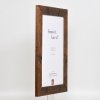 Эффектная деревянная рама 2400 коричневого цвета 21x29,7 см акриловое стекло