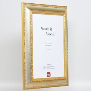 Эффект барокко фоторамка профиль 31 серебро 21x29,7 см антибликовое стекло