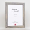 Эффектная фоторамка из массива дерева 2240 серая 21x29,7 см акриловое стекло