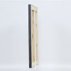 Ефектна рамка для картини з масиву дерева 2240 чорного кольору 21x29,7 см, музейне скло
