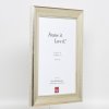 Эффектная деревянная рамка профиль 95 серебро 21x29,7 см антибликовое стекло