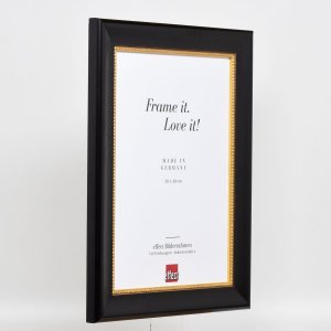 Эффектная деревянная рама профиль 95 черный 21x29,7 см антибликовое стекло