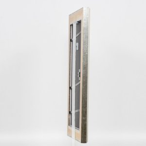 Эффектная деревянная рамка профиль 95 серебро 21x29,7 см акриловое стекло