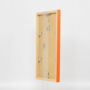 Деревяна рамка Top Cube 23x70 см оранжеве акрилове скло