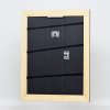 Эффектная рама из массива дерева профиль 30 черный 24x30 см антибликовое стекло