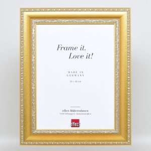 Эффект барокко фоторамка профиль 31 золото 24x30 см антибликовое стекло