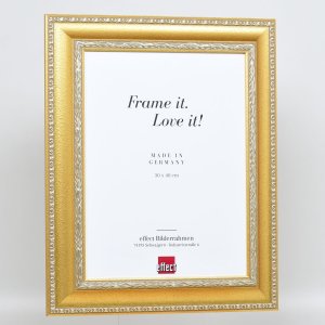 Эффект барокко фоторамка профиль 31 золото 24x30 см антибликовое стекло