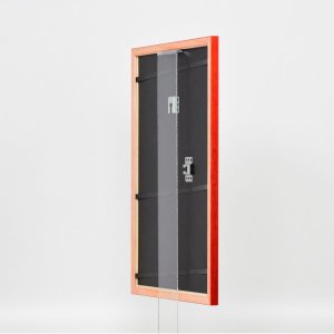 Эффектная деревянная рамка профиль 89 красный 24x30 см музейное стекло
