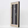 Эффектная деревянная рамка профиль 95 черный 24x30 см антибликовое стекло