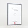 Эффектная деревянная рама профиль 35 антрацит 25x30 см акриловое стекло