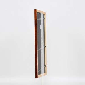 Ефект деревяної рами профіль 89 темно-коричневе акрилове скло 25x30 см